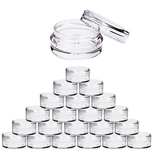 Empty Clear Cosmetic Containers